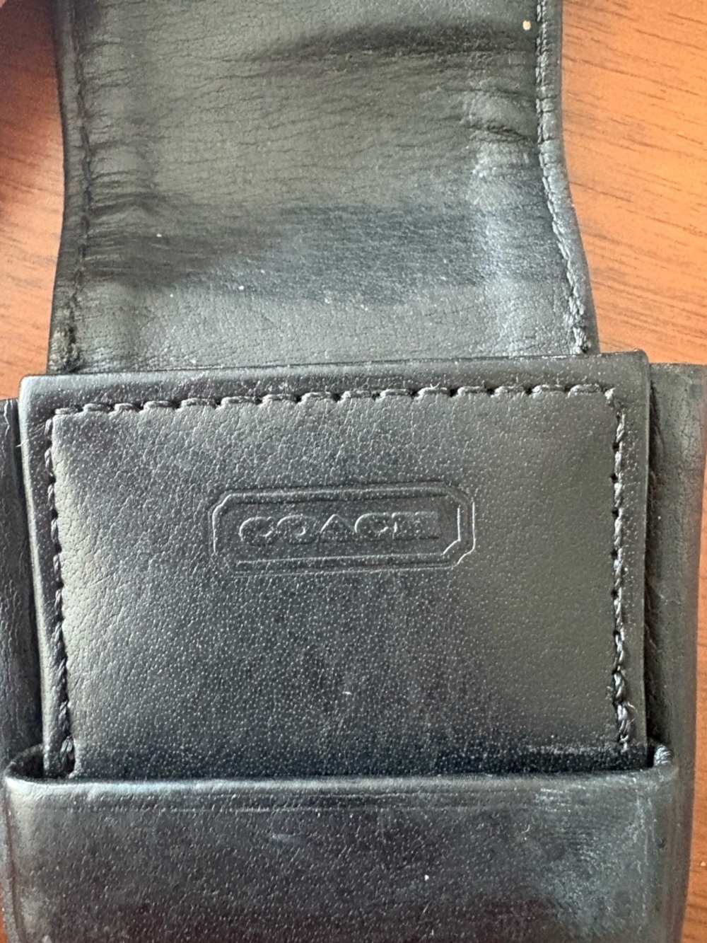 Coach Black Eyeglass Case - Picture 3 of 5